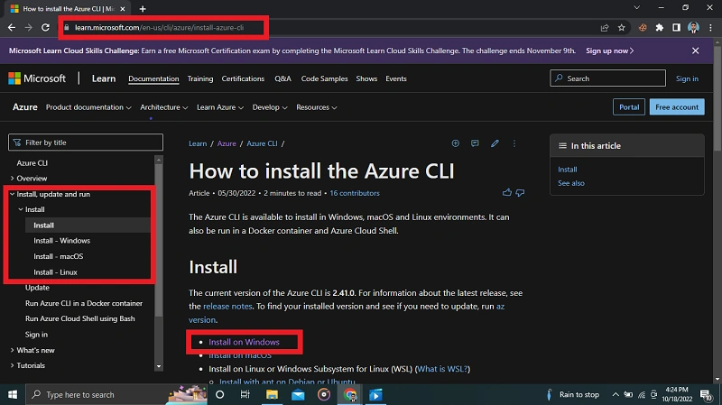 Create Azure Resource Group In Different Methods