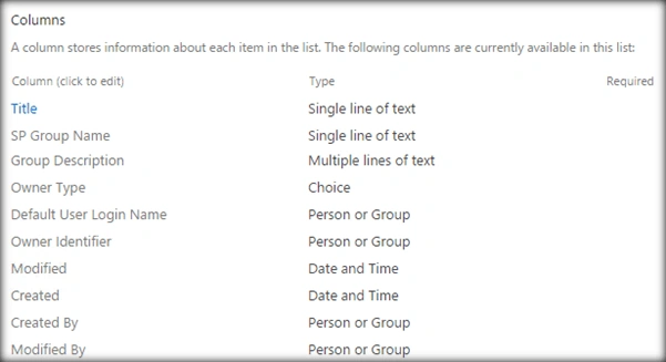 columns