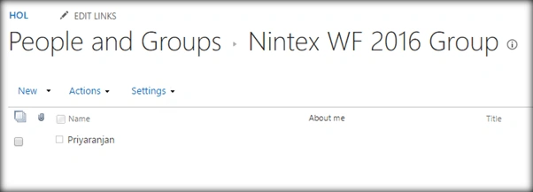 People and Groups