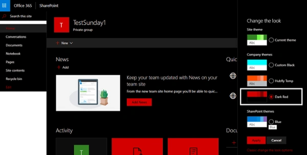 Create SharePoint Modern Team Site Using Site Scripts And Site Designs