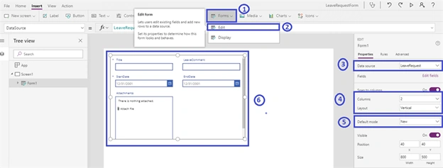 Create custom SharePoint Online List form with PowerApps using Canvas App