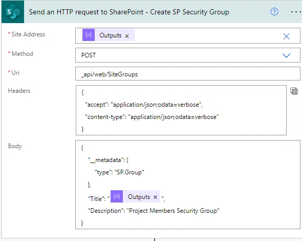 Send http request to SharePoint
