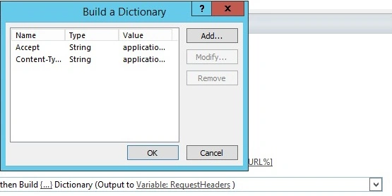 Build dictonary