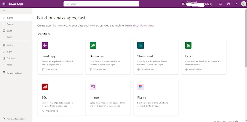 Create Simple Power App