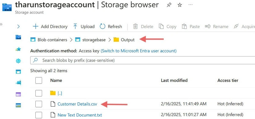 Storage Browser