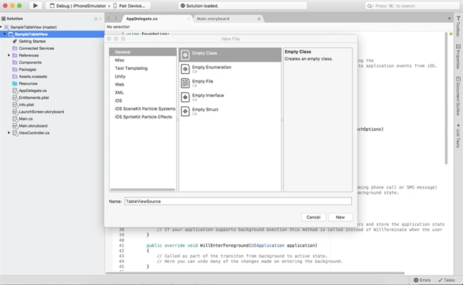 Xamarin IOS