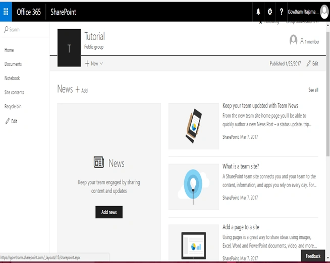 SHAREPOINT 0ffice 365