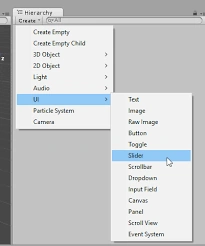 Create UI slider with text that shows percentage value using C# Script in Unity 3D