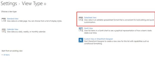 SharePoint list