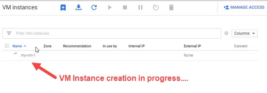 Create Virtual Machine Instance In Compute Engine In Google Cloud Platform