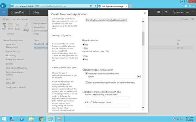 web application