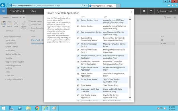 service applications
