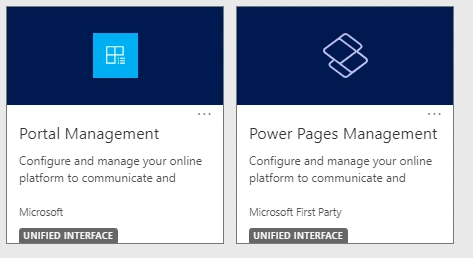 Access Power Pages Management