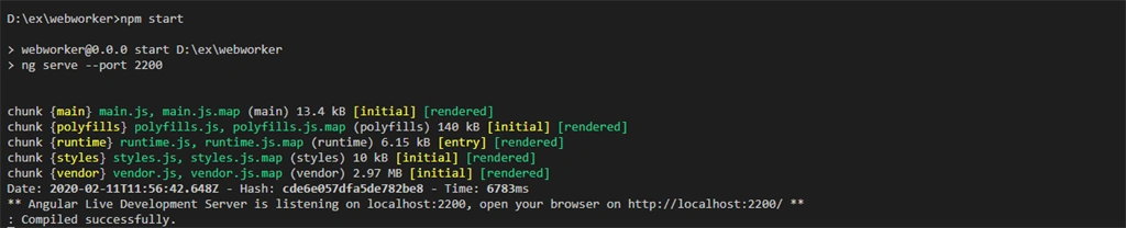 Create Web Workers In Angular 8/9