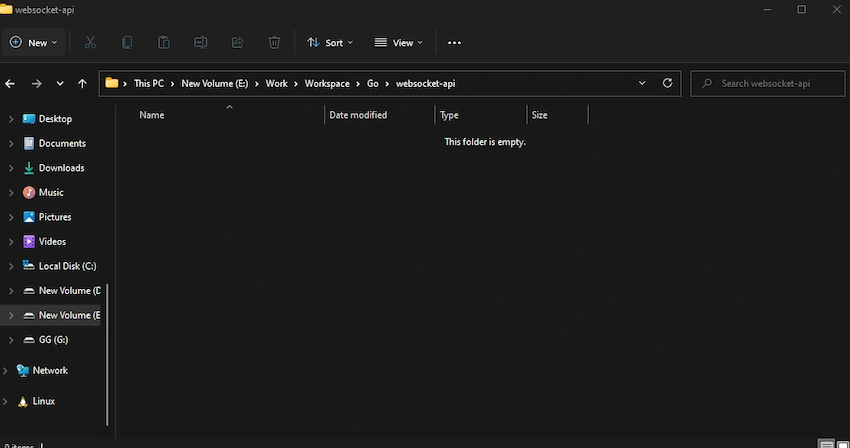 Create Websocket APIs in Golang