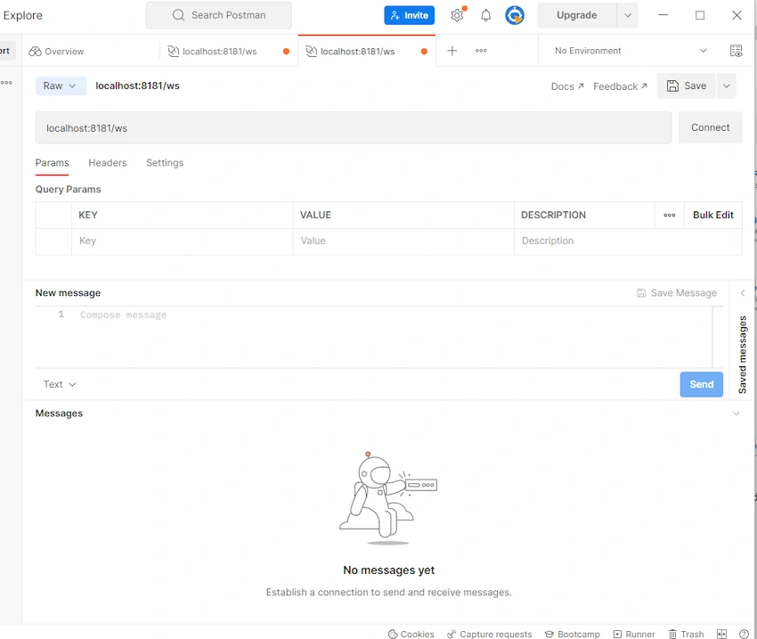 Create Websocket APIs in Golang