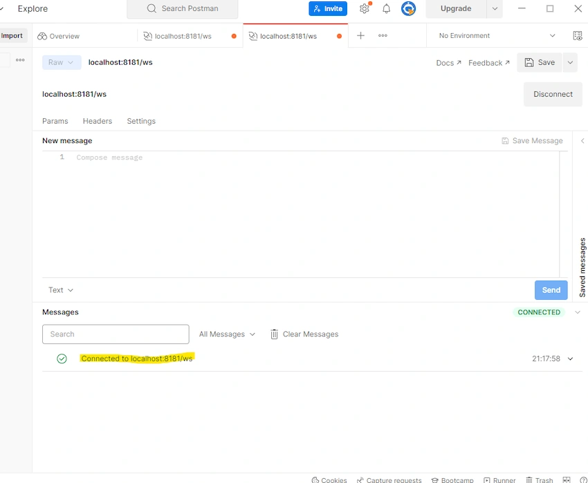 Create Websocket APIs in Golang