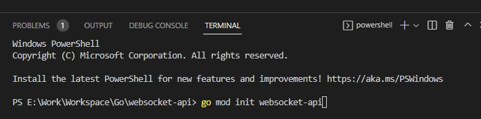 Create Websocket APIs in Golang