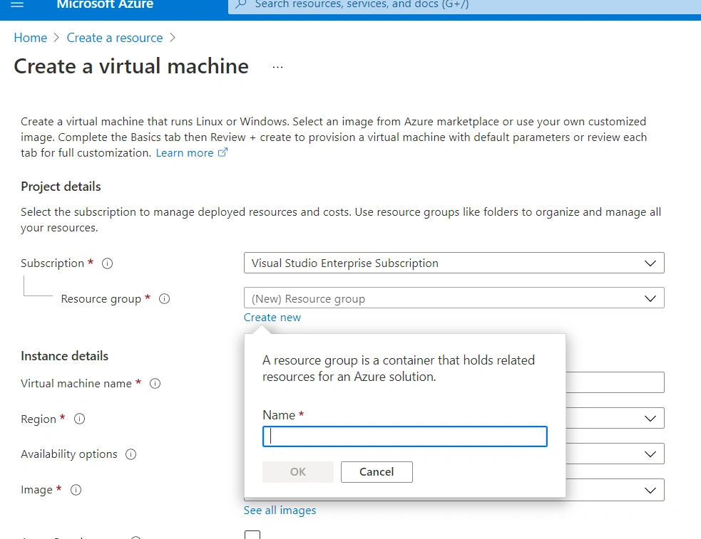 Create Windows Virtual Machine On Azure