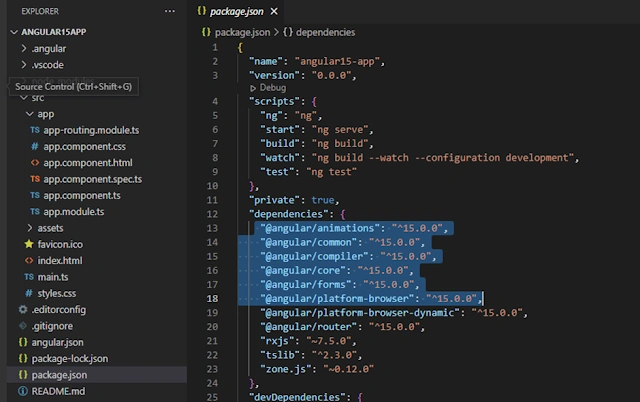 Create Angular 15 First application