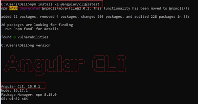 Create Angular 15 First application