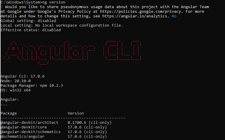 Angular CLI