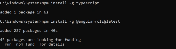 Successful installation