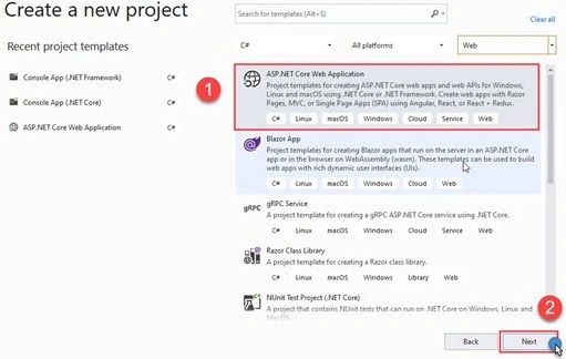 Create a new project