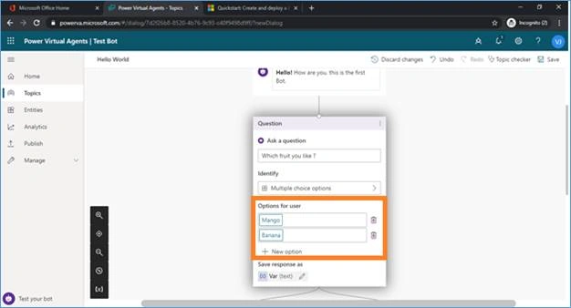 Create Your First Bot Using Microsoft Power Virtual Agents