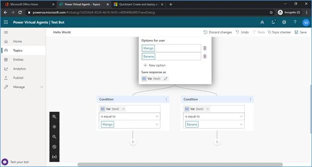 Create Your First Bot Using Microsoft Power Virtual Agents