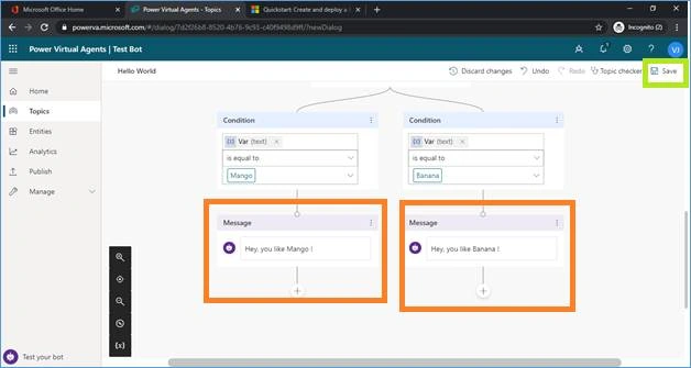 Create Your First Bot Using Microsoft Power Virtual Agents