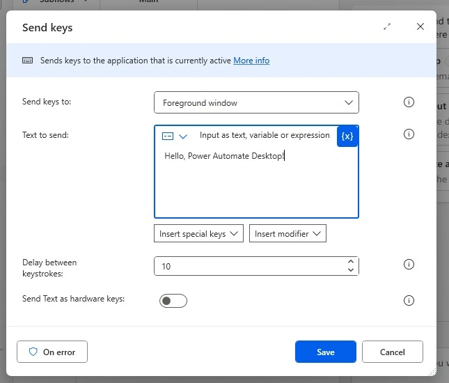 Power Automate Desktop