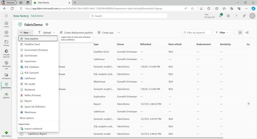 Data pipeline