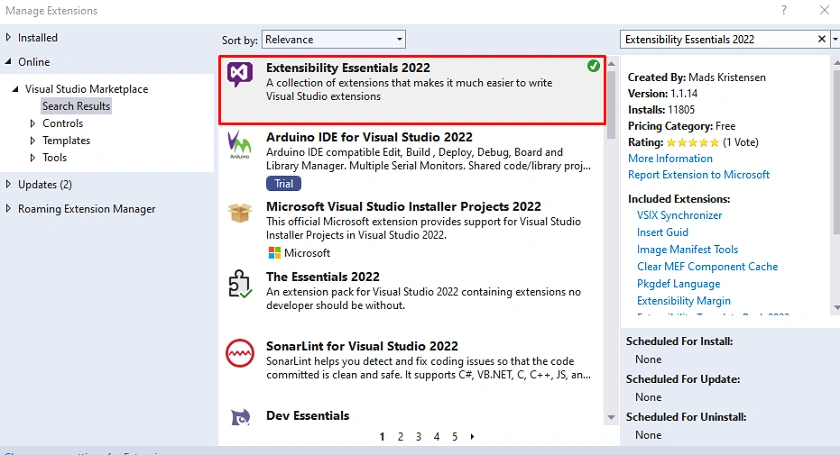 Create Your First Visual Studio Extension