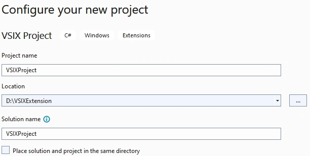 Create Your First Visual Studio Extension