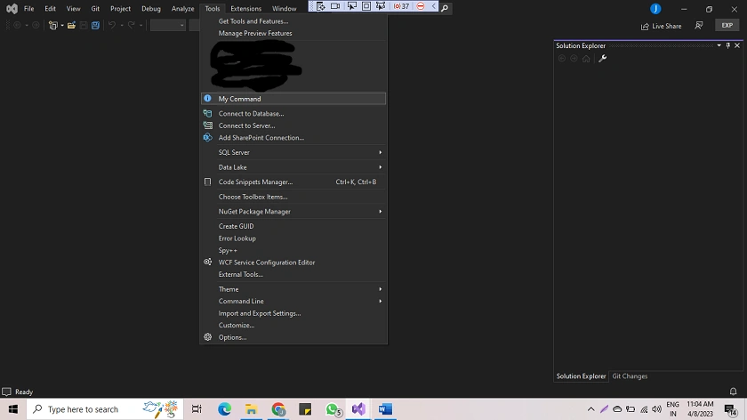 Create Your First Visual Studio Extension