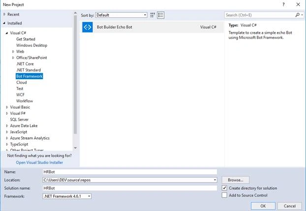 Create your own Azure Chat Bot 