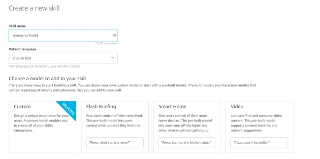 Alexa Skill