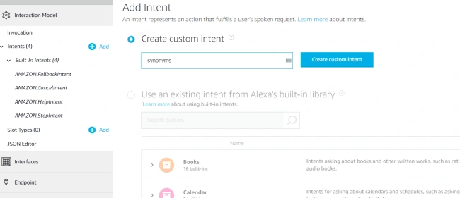 Alexa Skill