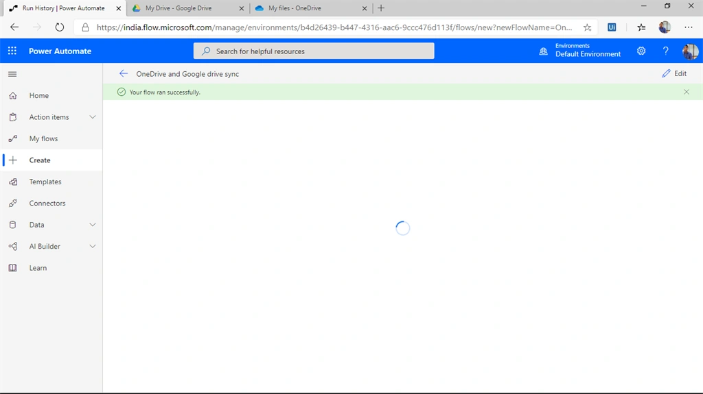 Creating A Auto Sync Flow Between Onedrive And Google Drive Using Microsoft Flow