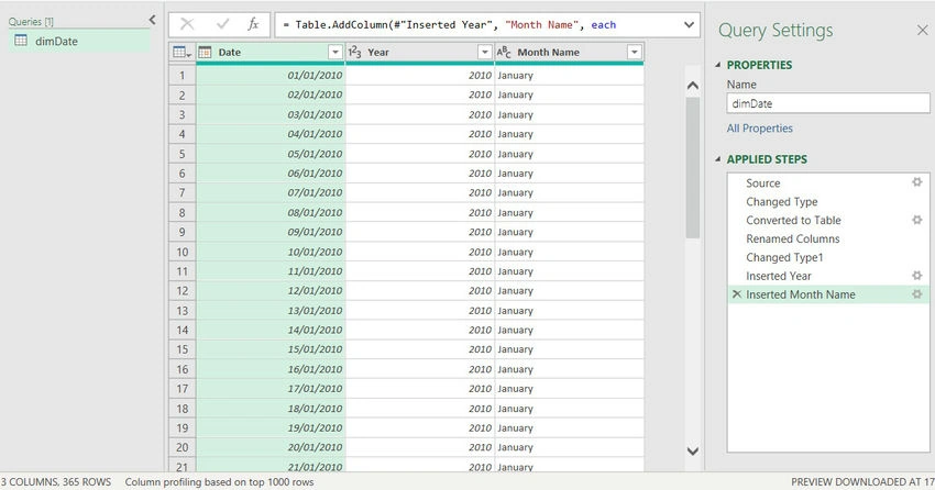 Query Setting