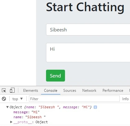 Start chatting