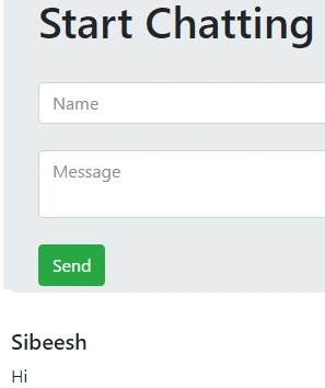 Start chatting