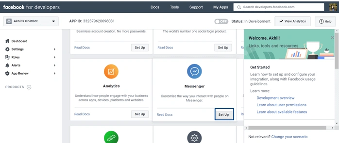 Creating A Chatbot Using Amazon Lex Service - Facebook Messenger Integration
