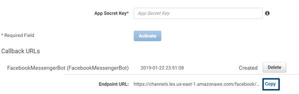 Creating A Chatbot Using Amazon Lex Service - Facebook Messenger Integration