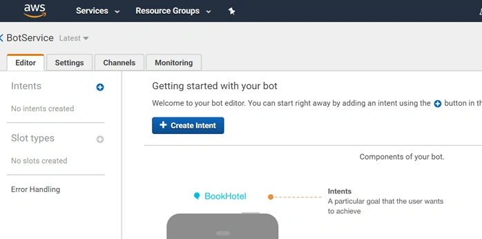 Creating A Chatbot Using Amazon Lex Service