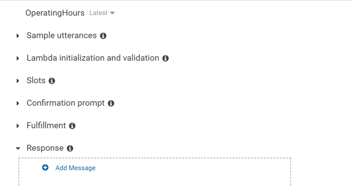 Creating A Chatbot Using Amazon Lex Service