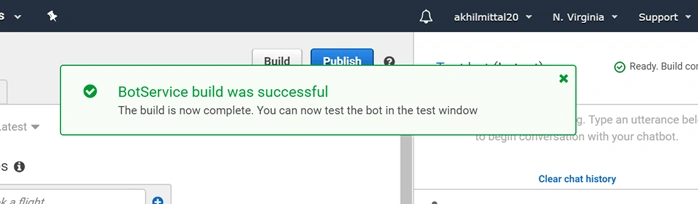 Creating A Chatbot Using Amazon Lex Service