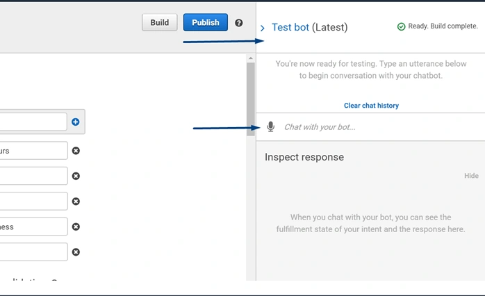 Creating A Chatbot Using Amazon Lex Service