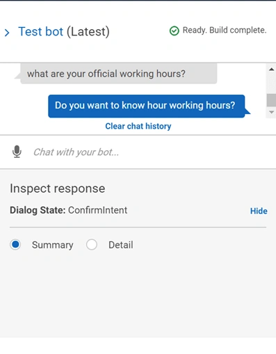 Creating A Chatbot Using Amazon Lex Service